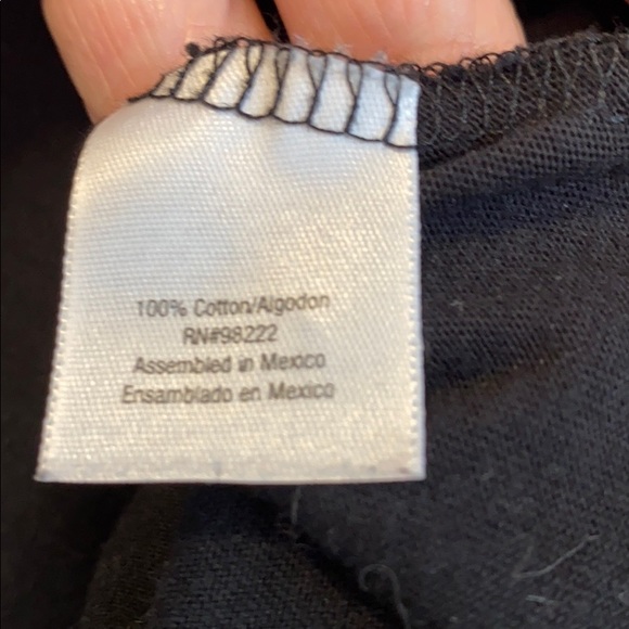 Ana Black Long Sleeve Cotton Shrug - Picture 6 of 6